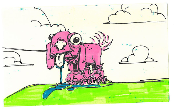 Post-It A Day – Pink Doggy