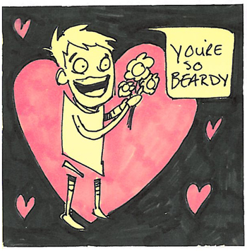 Post-It A Day – You’re So Beardy