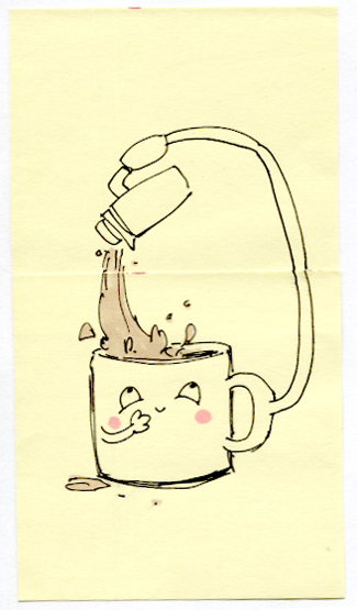 Post-It A Day – Morning Coffee